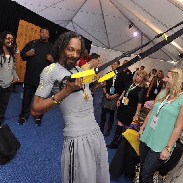 Snoop Dogg com TRX